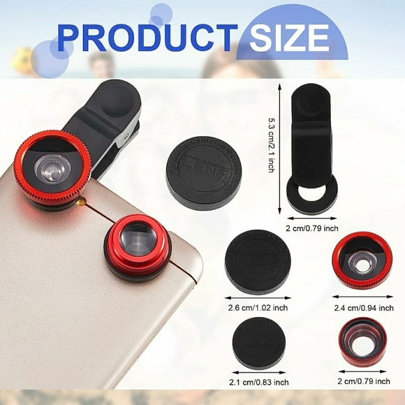 3 in 1 Phone Camera Lens Kit - Picture 11 of 12